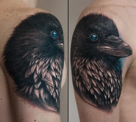 raven Tattoo Design